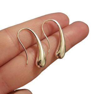 Dangle and Drop Earrings Sterling Silver 925 Hypoallergenic Tear Drop Ho…